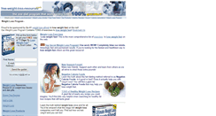Desktop Screenshot of free-weight-loss-resources.com